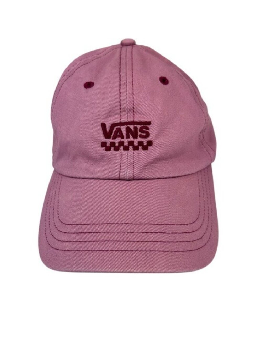 Vans Women’s Rose Pink Embroidered Logo Cap Hat Adjustable